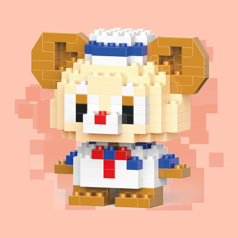 Мультяшный мини-кирпич конструктор (Lego) 16-модельная коллекция, набор подвесок из разных кукол, 128–241 шт.