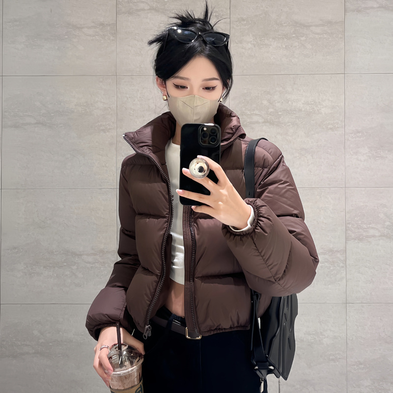 反季肯豆风短款面包棉服女2025新款棉衣冬季宽松棉袄女外套小个子