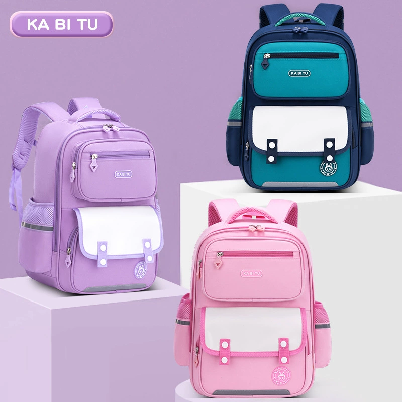 School bag, backpack lightweight for men and women, 1-3-6 years, British style, spine protection, wholesale