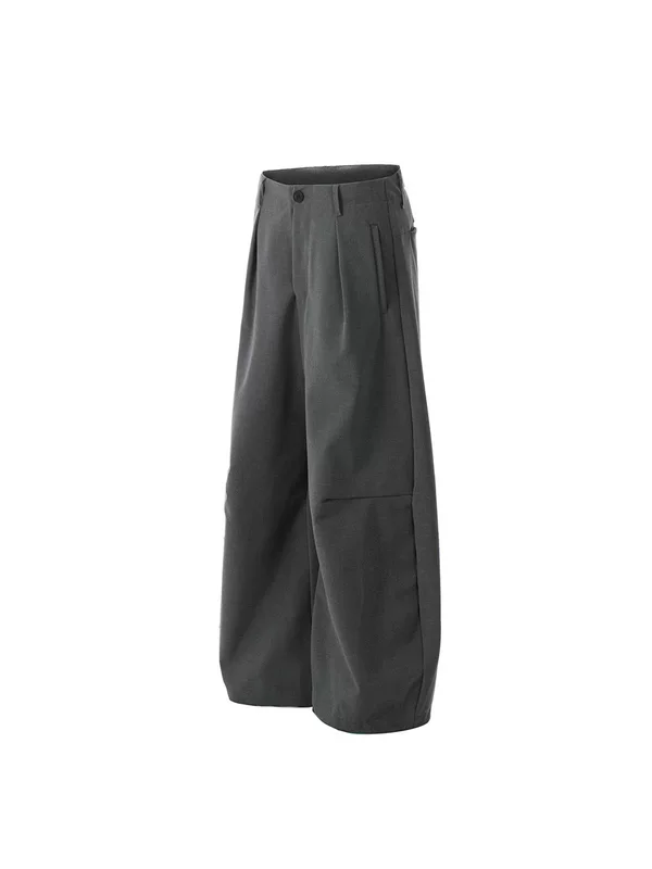 DC+C880 высококлассные мачете повседневные брюки для мужчин с драпирующимся силуэтом, ретро кэндо-штаны, брюки для мытья пола cleanfit