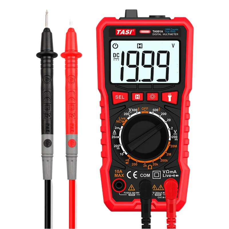 Цифровой мультиметр Высокоточный автоматический Карманный Многофункциональный цифровой дисплей Амперметр Бытовой маленький Универсальный измеритель