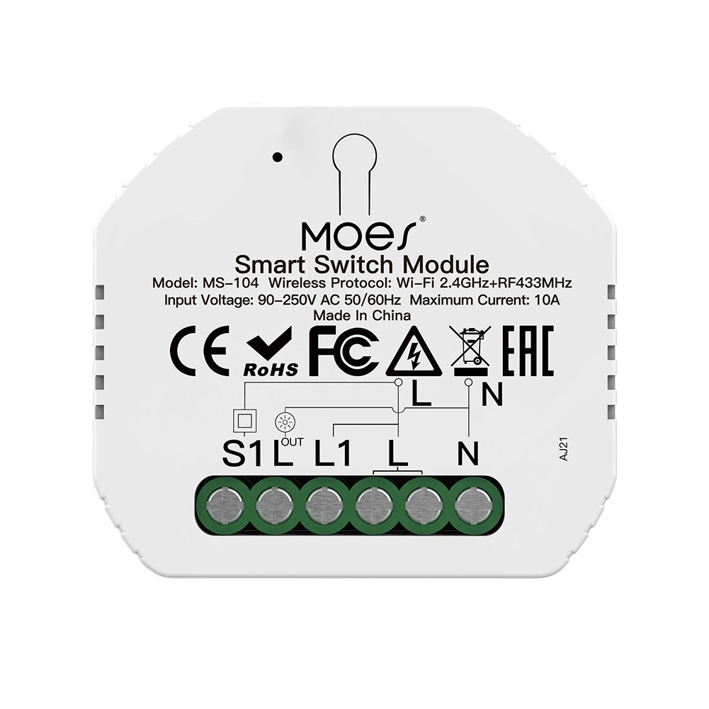 Умный Wi-Fi выключатель Tuya для умного дома, устройство для включения/выключения, дистанционное управление через приложение, модуль с таймером, поддержка Alexa, энергосберегающее управление освещением