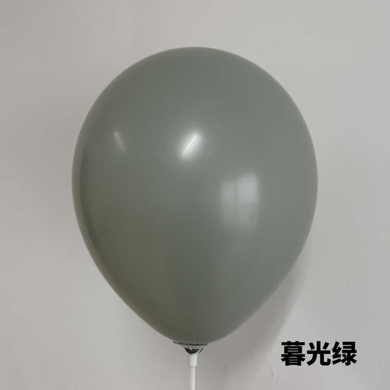 2.2g Globo grueso de 10 pulgadas Decoración de fiesta de cumpleaños Globo mate Decoración de boda Globo de látex retro