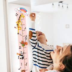 身高尺幼兒園裝飾牆貼可移除自粘 動物卡通身高貼HM74006-HM74013