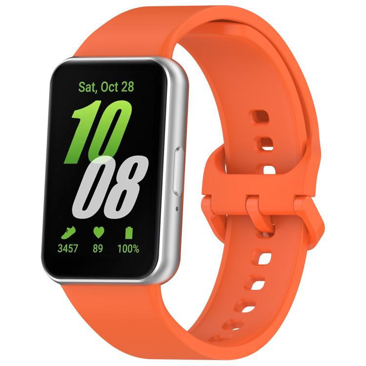 xDfind pulsera de silicona de hebilla de color sólido para Samsung Galaxy Fit3 SM-R390