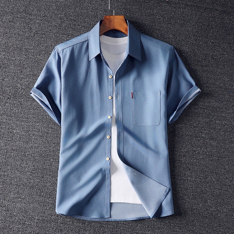 Plus-Size Brother 2026 Extra Large Size 150kg Men's Short Sleeve Turn-Down Collar Shirt Summer Casual Business Large Size Half Sleeve