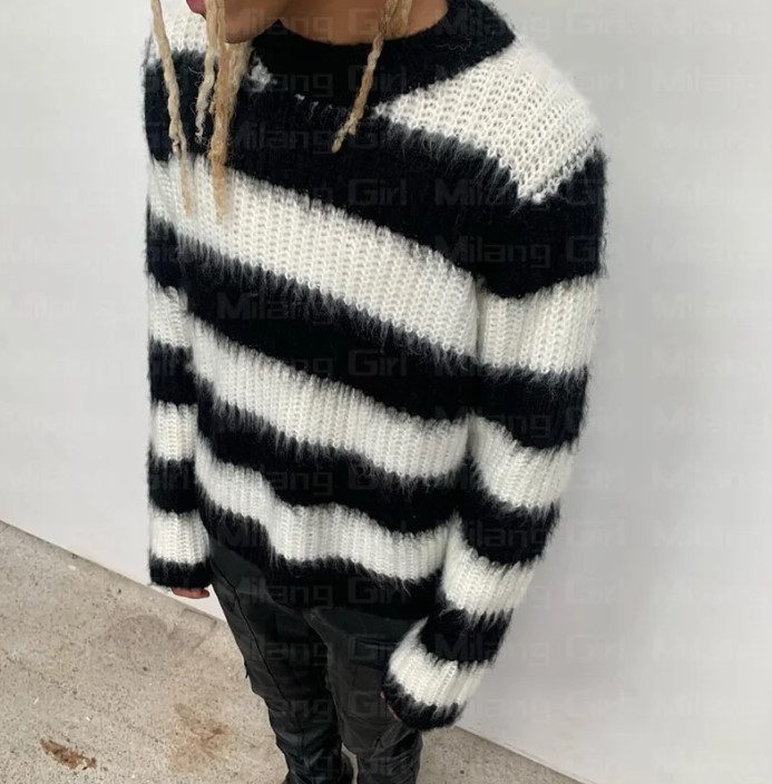 Women's Sweater Autumn Winter Casual Loose Long Sleeved Pullover_voghion.com