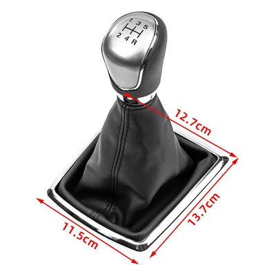 Cab and accessories shift knob dust cover integrated