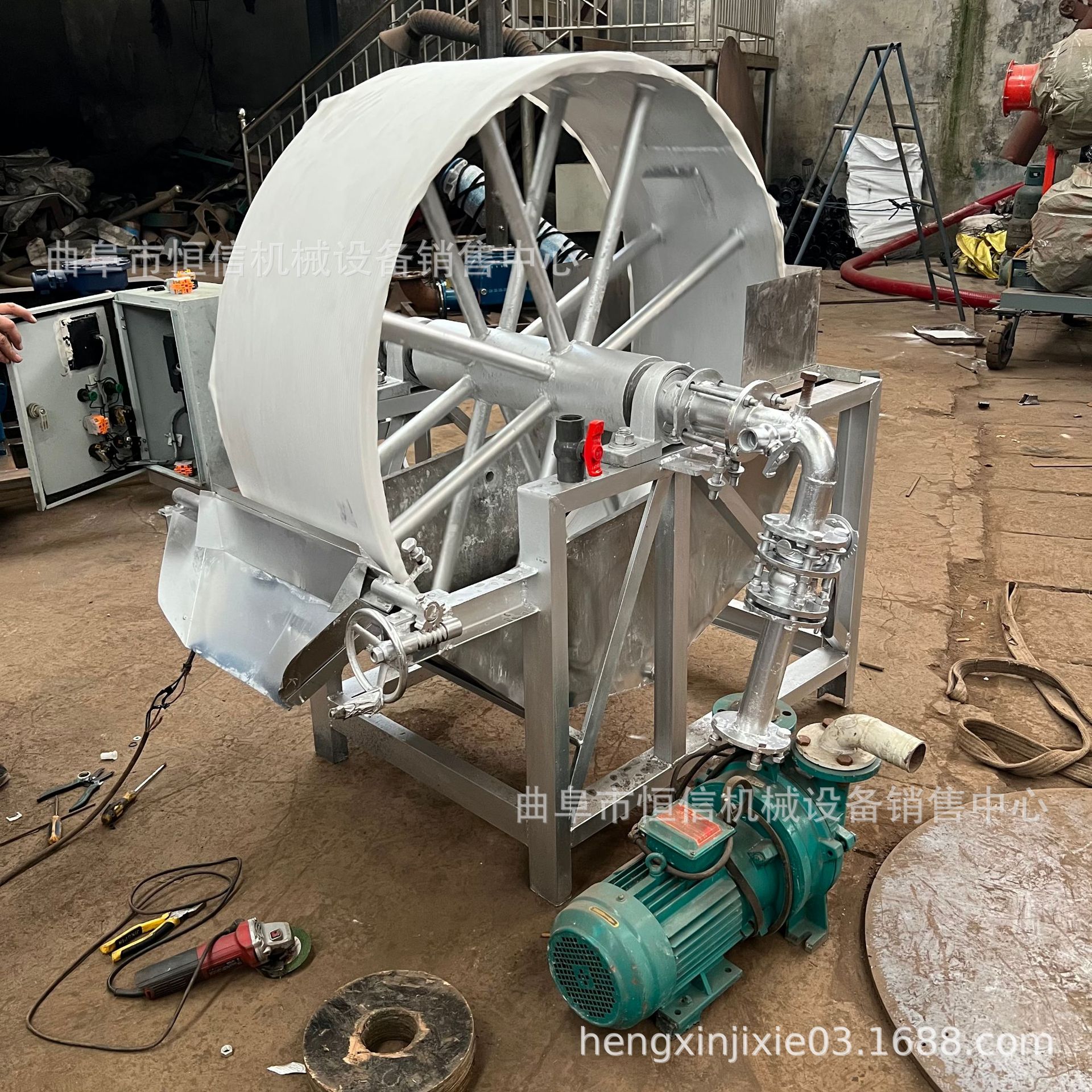 纯红薯湿淀粉去水机生产厂家zcjb 洋芋芋头淀粉真空脱水机 直供