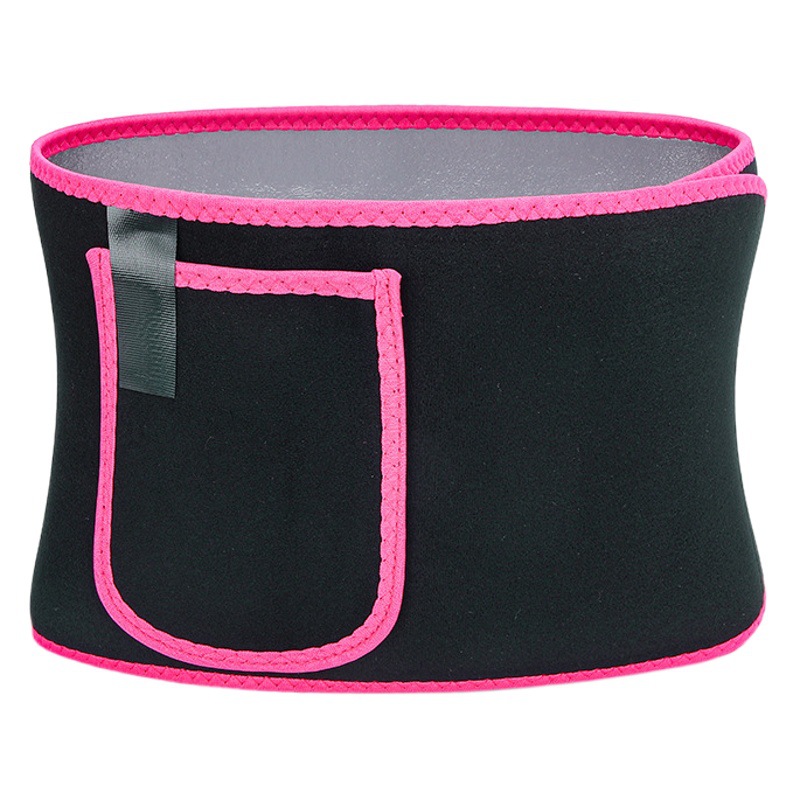 Douyin's Popular Silver Ion Sports Sweat Girdle Body Shaping Running Fat Burning Yoga Waist Protection Sweat Fitness Belt