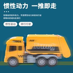 Stall wholesale excavator children's educational toys inertia backspin excavator baby inertia road roller construction vehicle