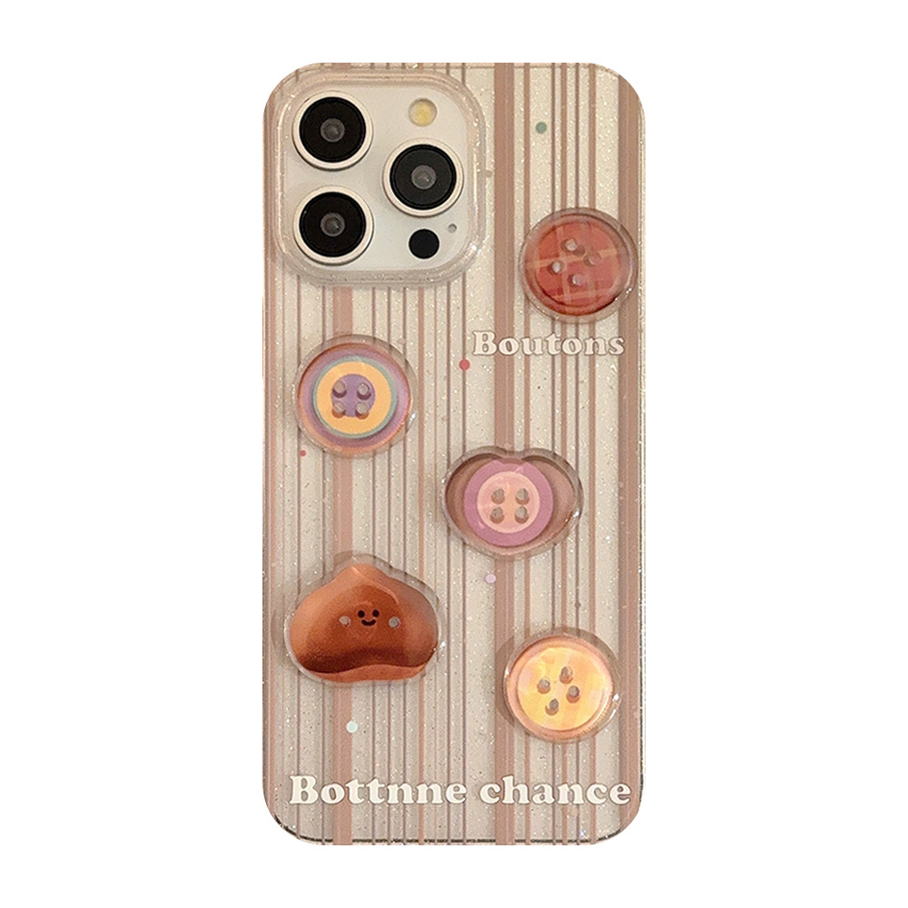 Funda para teléfono Apple 15 Pro Max con diseño de rayas tridimensionales, compatible con iPhone 16, polvo brillante para iPhone 17, marrón vintage para iPhone 12, suave.