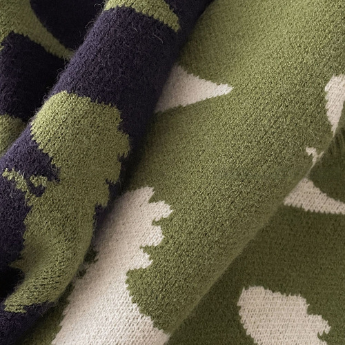  Spring and Autumn New Cute Dinosaur Embroidery V-neck Loose Knitted Vest for Boys and Girls 