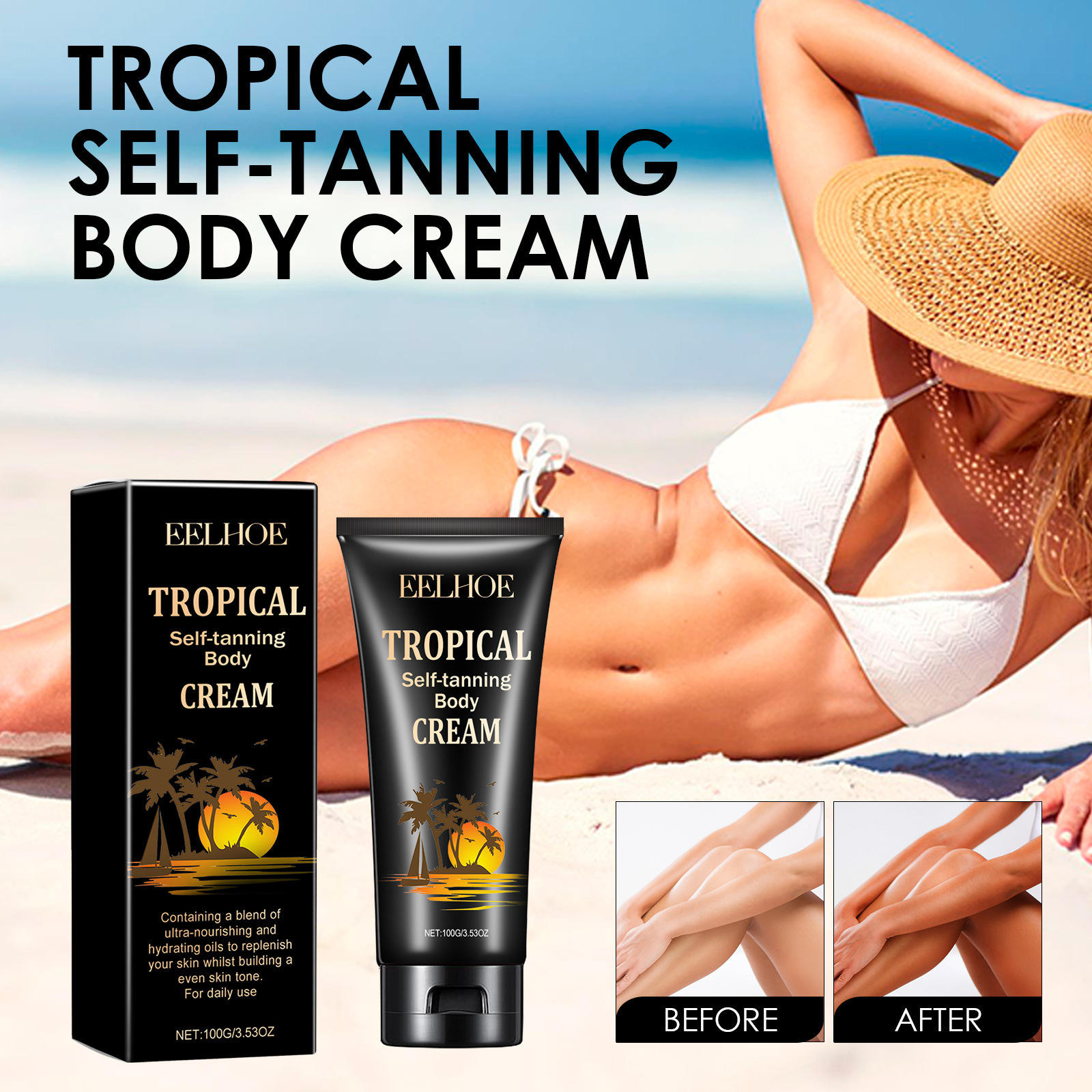 Creme hidratante tom trigo natural para uma pele bronzeada_voghion.com