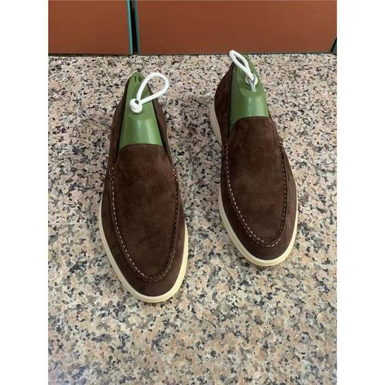 Channel Top Plate Summer LP Men's Shoes Shallow summerwalk Suede Slip-on Loafers Business Casual Classic