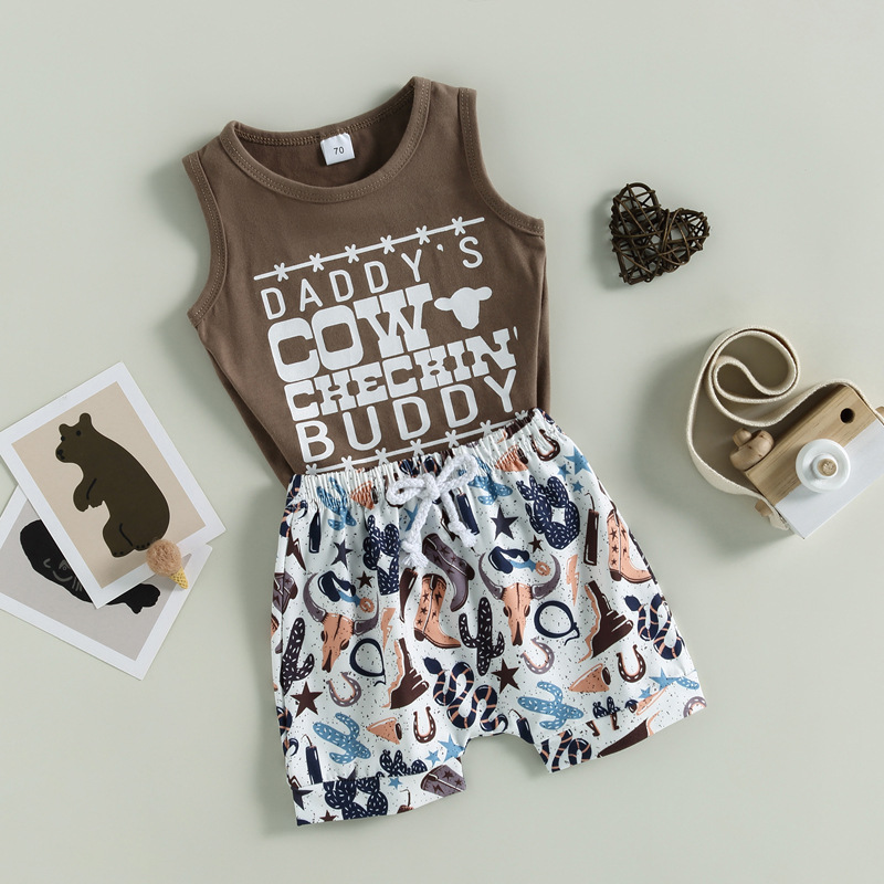 Casual Animal Cartoon Cotton Boys Clothing Sets display picture 12