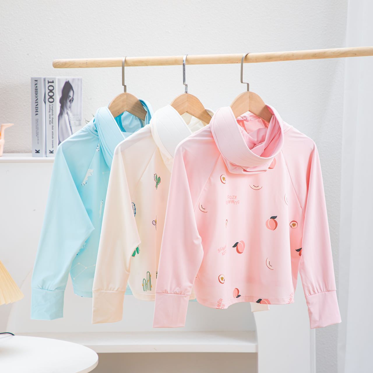 Summer Printed Ice Silk Children's Sun Protective Jacket 2024 New Model Unisex Kids UV Protection Outerwear Baby Air Conditioner Shirt