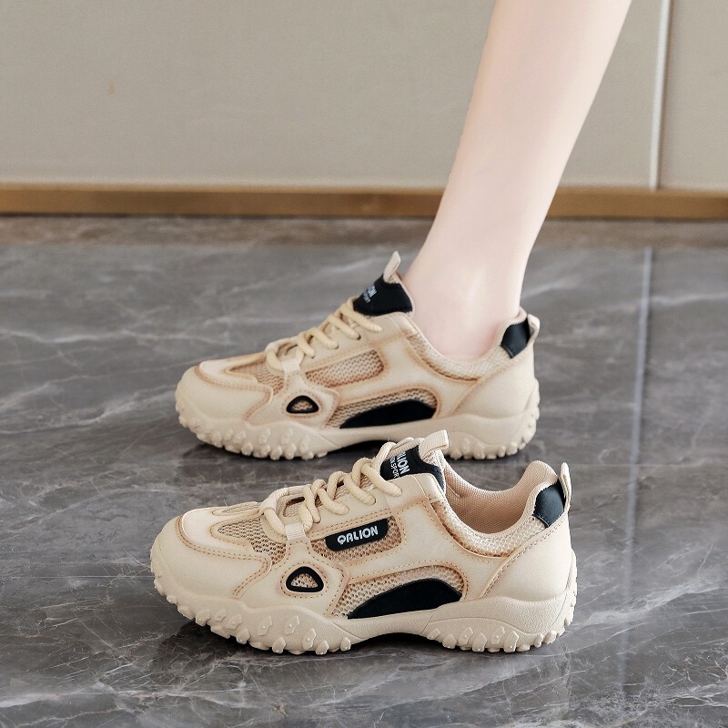 Breathable Forrest Gump Women's Shoes Summer 2026 New Mesh Lightweight Sports Shoes Outdoor Soft-Soled Hiking Shoes for Women