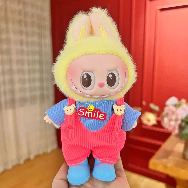 ラブブベビー服のみ 17cm ビニールフェイスドール ラブブシートパーティー 一世代と二世代の着替えセット|undefined