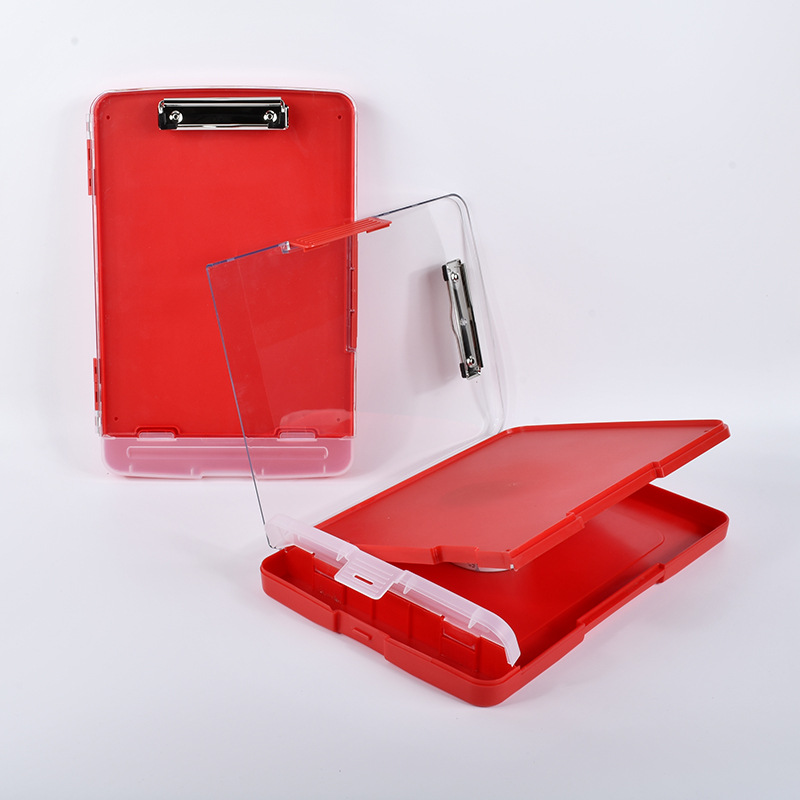 多機能フォルダー学生ライティングパッド大容量印刷可能なロゴドキュメント収納ボックス A4 強力なファイルボード