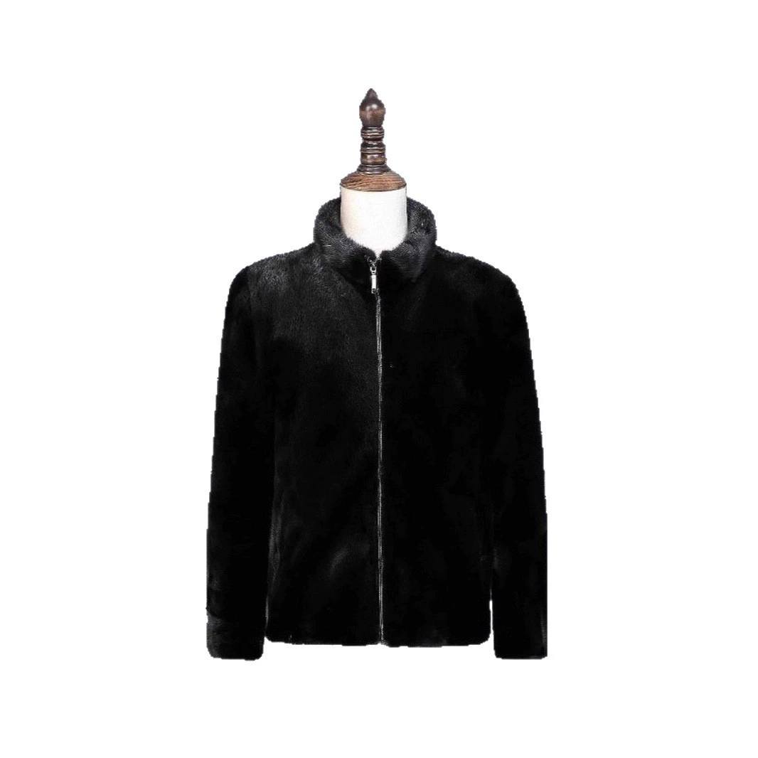 Coat, demi-season warm men's jacket