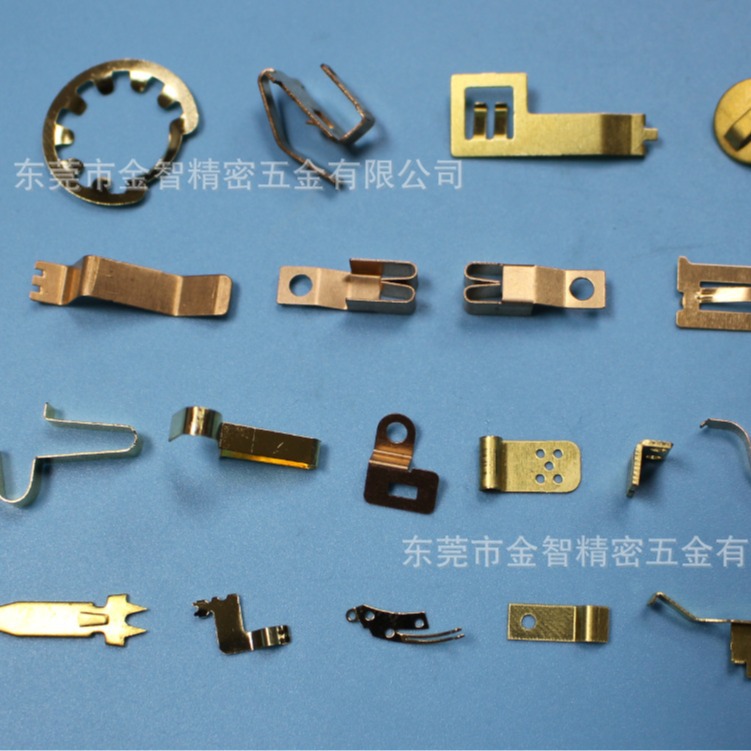 冲压工厂专业灯带五金铜片灯条接线端子导电弹片精密冲压端子