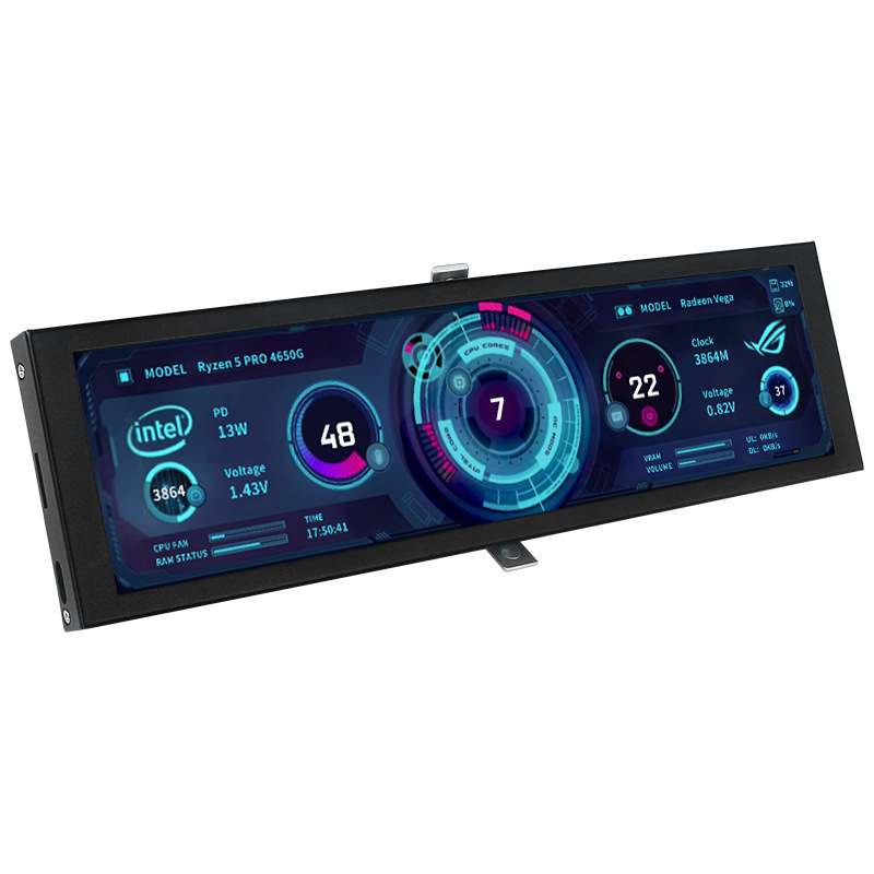 8.8-inch IPS 1920*480 long chassis secondary screen computer monitoring Type C USB secondary screen AIDA64-free