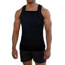S 13336 Men's Ribbed Cotton Tank Top �����ޱ��� �羳����