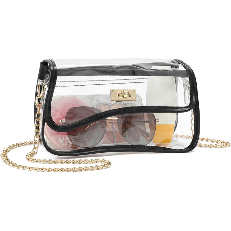Transparent Bag Stadium Event Concert Certified Clear Transparent Crossbody Purse Women Shoulder Bag Waterproof Casual Transparent Bag Stadium Event Concert Certified Clear Transparent Crossbody Purse Women Shoulder Bag Waterproof Casual