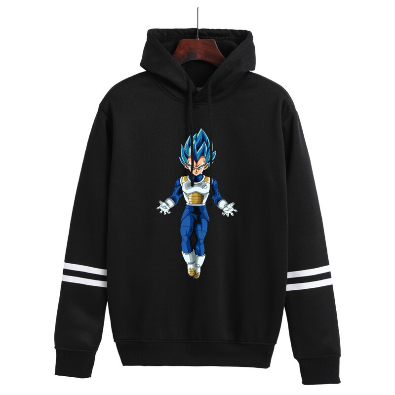Dragon Ball Dragon Ball Super Blue Vegeta spring/summer pullover thin men's and women's hooded sweater cross-border