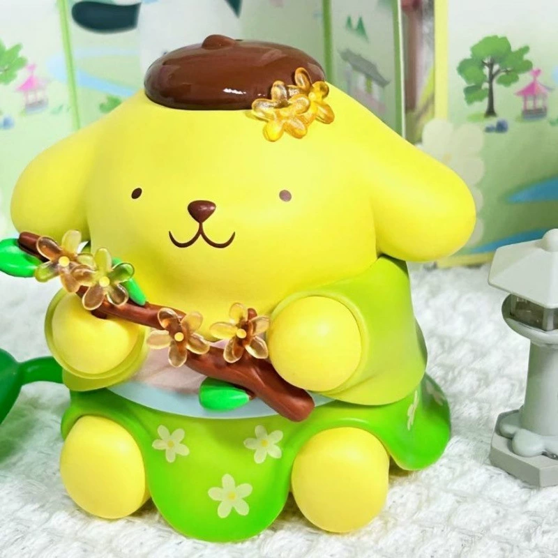 Десктопные слепые фигурки Sanrio New Rhyme Flower Appreciation Series, коллекция 2–6 шт.