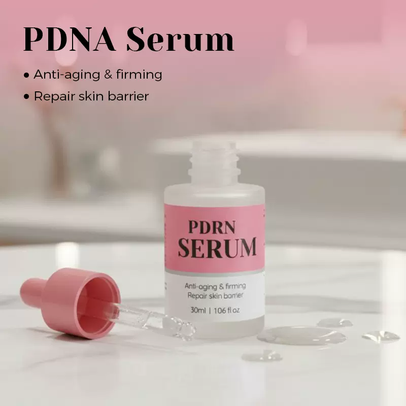 跨境爆款三文鱼PDRN PINK烟酰胺精华液玻尿酸面部补水保湿精华液