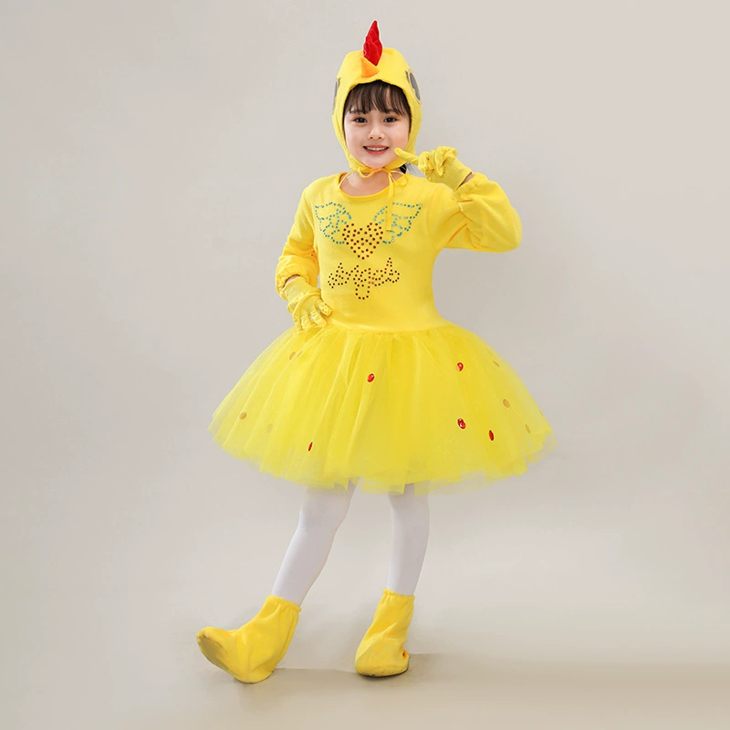 Детский костюм (B.Duck) дизайн утка и цыпленок, шляпа/ободок, размеры 110–160 см