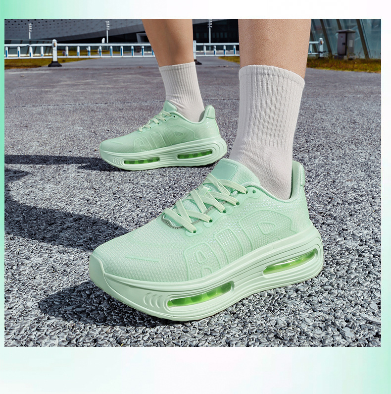 Breathable Men's Running Trainers With Suede And Rubber Sole_voghion.com