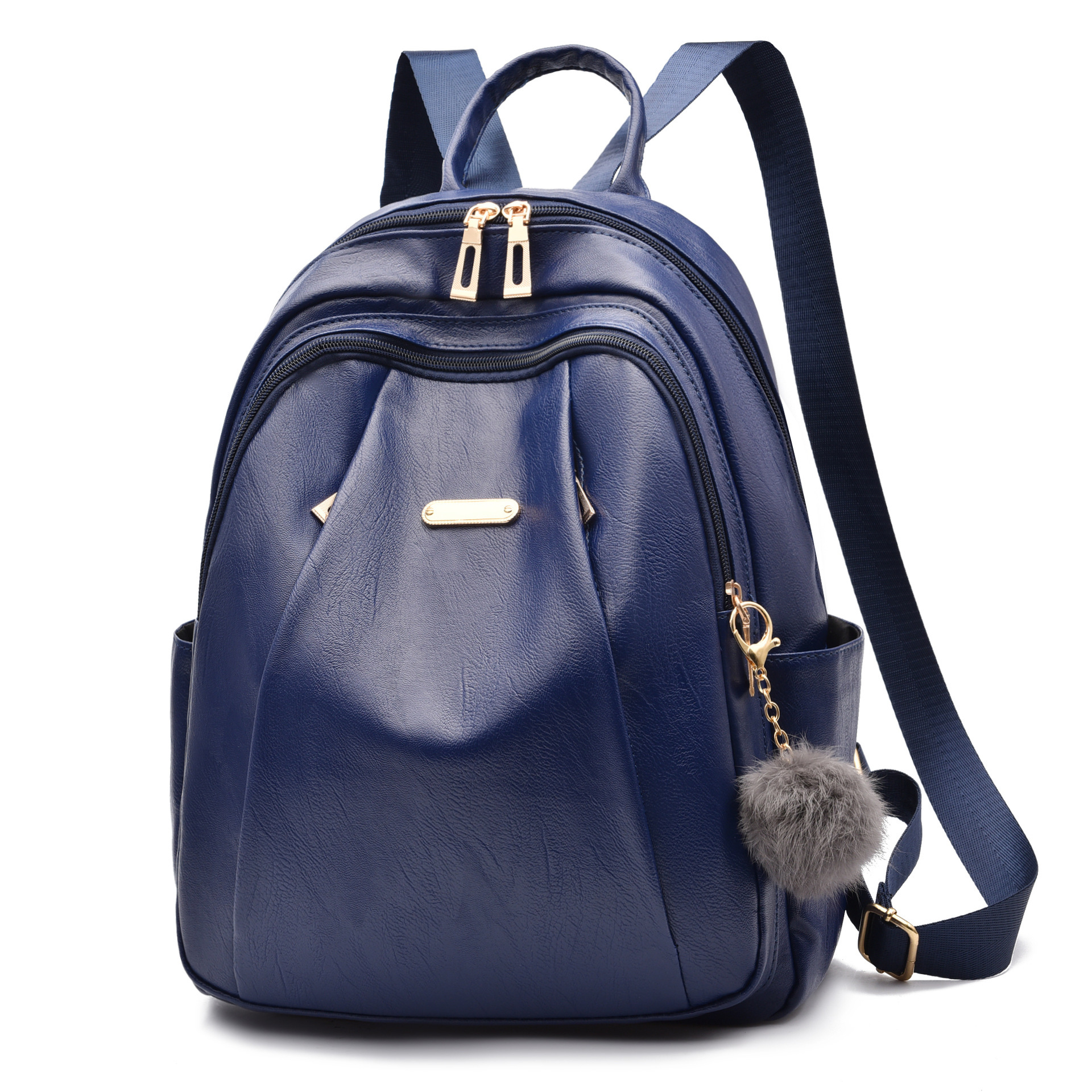 [Mochila transfronteriza] 2023 nuevo estilo coreano de moda de cuero de las mujeres mochila de viaje de gran capacidad mochila de moda
