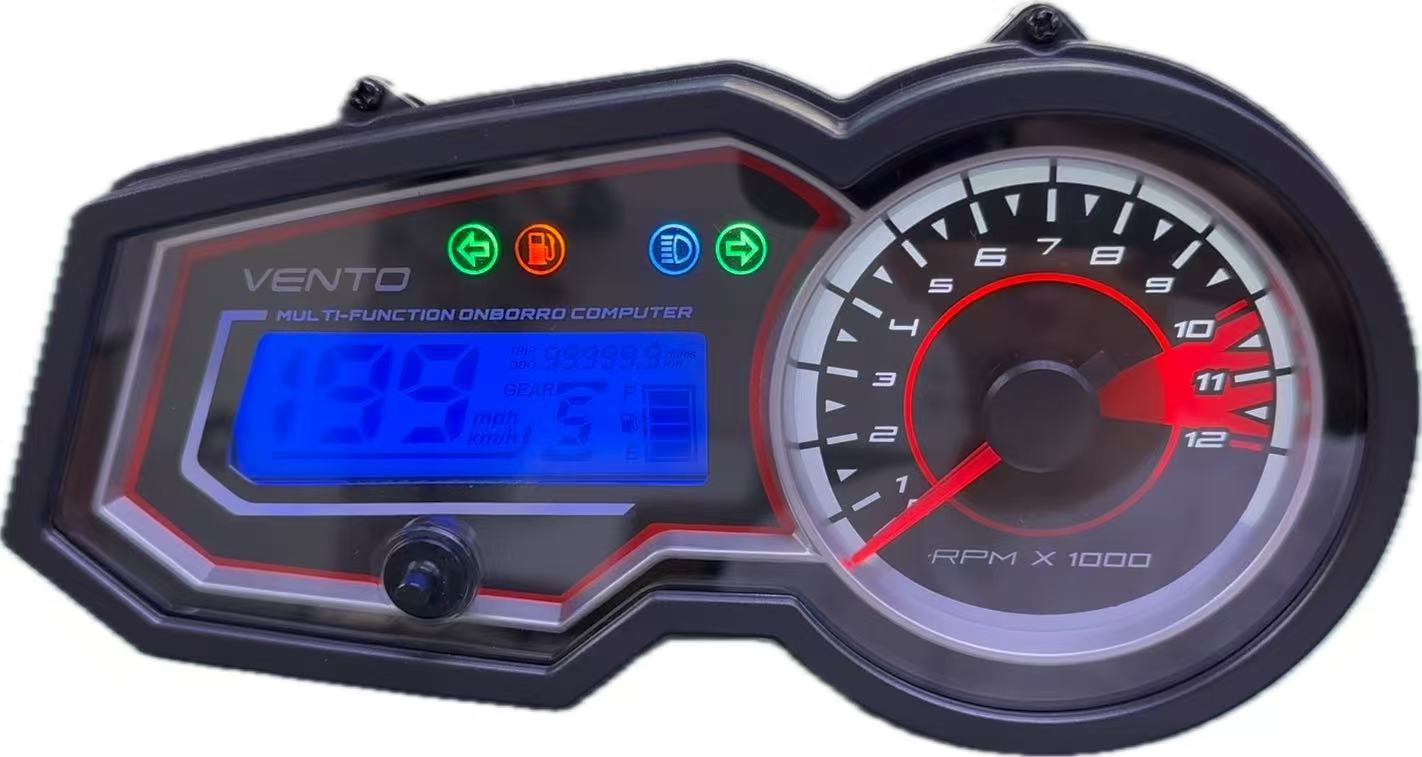 Motorcycle Lcd Mileage and Speedometer Is Suitable for Ventolitio150Litio2.0 Electric Motorcycle Dashboard