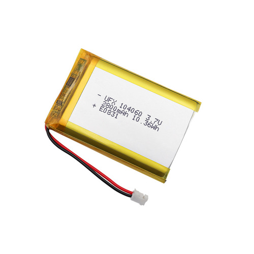 UFX104060 3.7v 2800mAh display shared car locator massager KC MSDS lithium battery