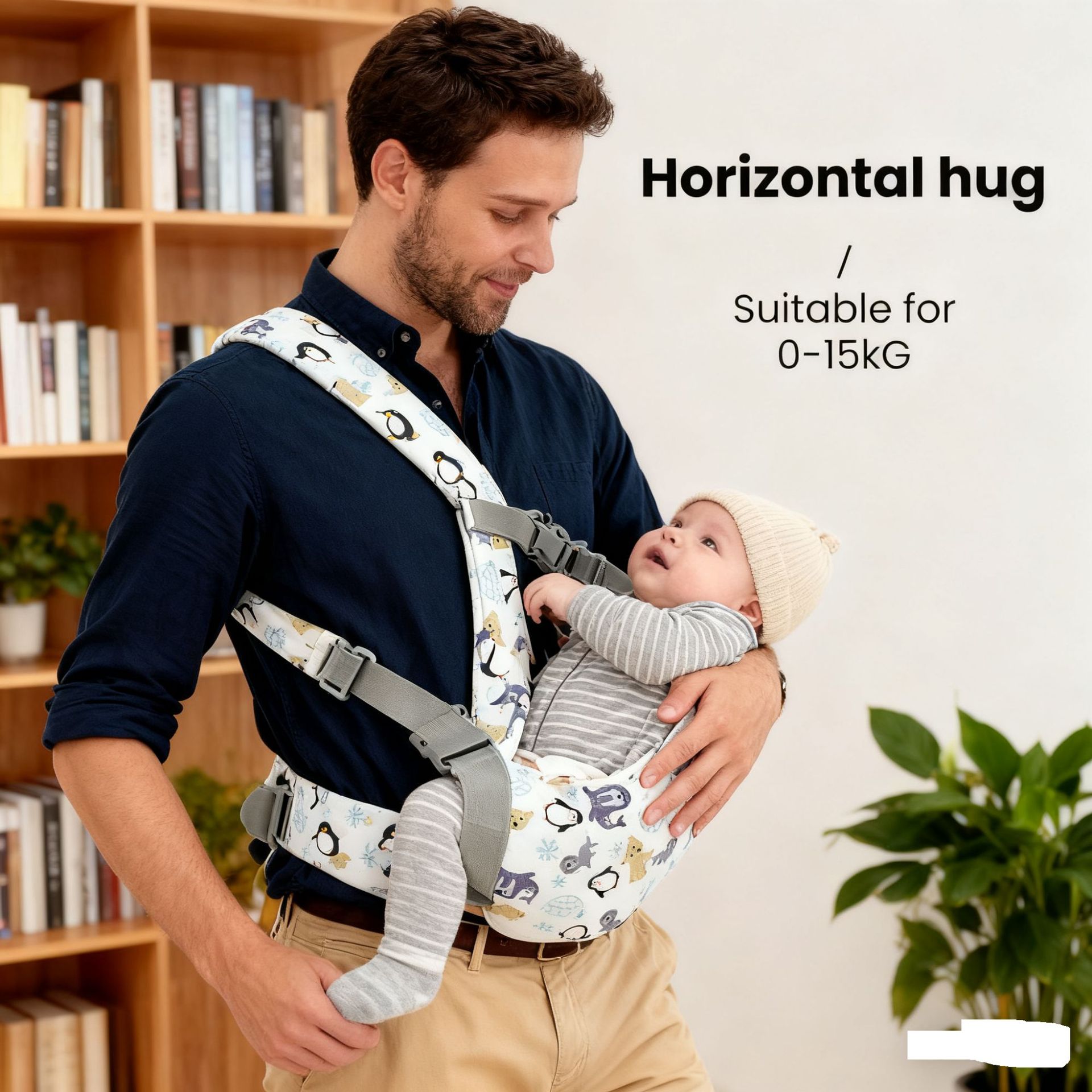 Shanhe Intelligent Multifunctional Breathable Baby Carrier with Ergonomic Design Suitable for 0 to 3 Years Old, Popular in Southeast Asia and the Middle East