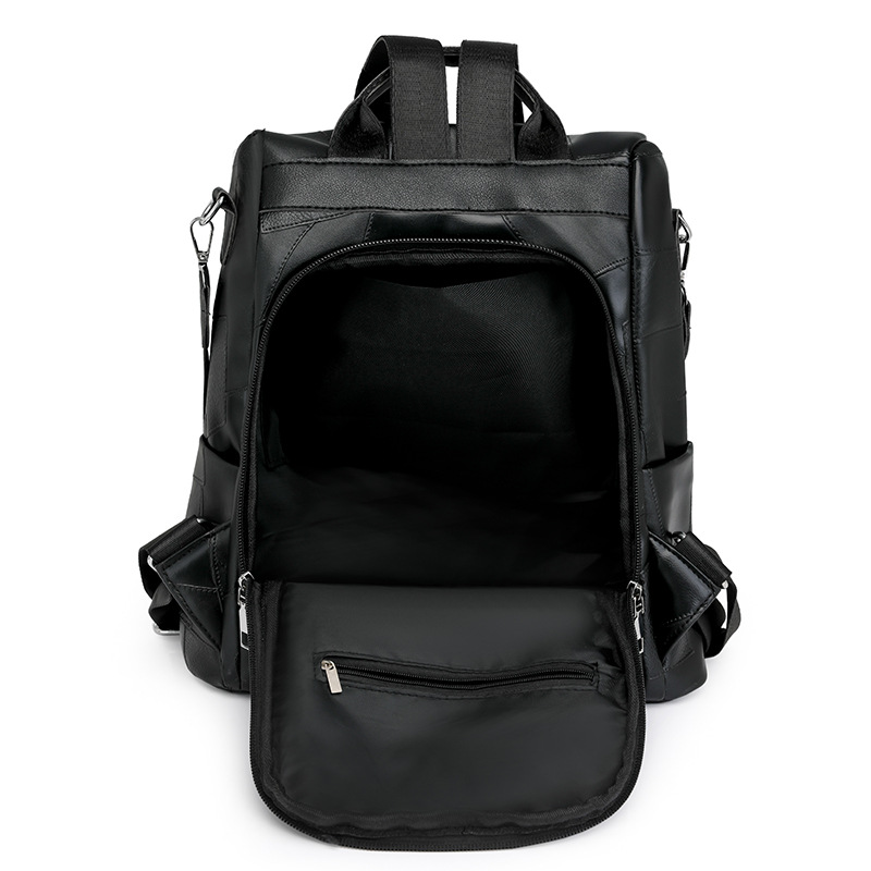 Mochila de costura para mujer 2024 nueva mochila antirrobo para mujer bolsa de doble uso de un solo hombro de viaje al aire libre de gran capacidad al por mayor