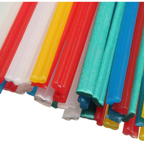 Car bumper repair machine plastic welding machine welding gun PP plastic welding rod white yellow red blue modified green five colors 50pcs