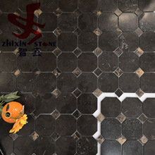 天然石材金砖莱姆石马赛克瓷砖酒店卫生间民宿别墅背景墙地砖墙砖