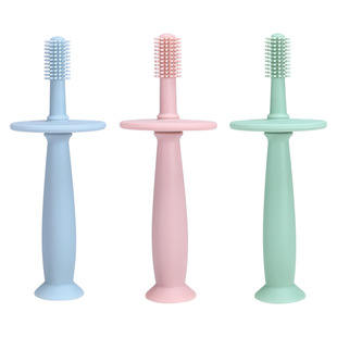 Baby infant milk toothbrush 0-6 years old tongue coating cleaning baby silicone gum children gum washing mouth tongue coating