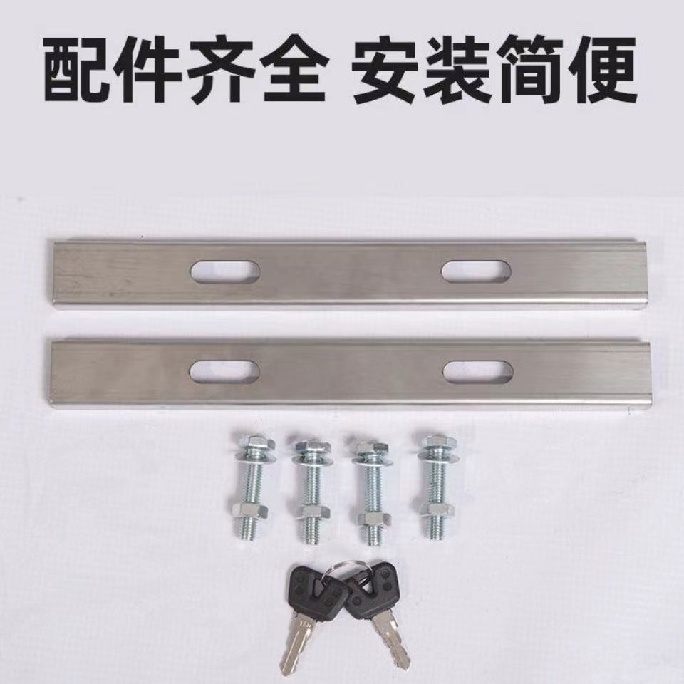 Genuine Motorcycle 304 Stainless Steel Tail Box Trunk Electric Vehicle Takeaway Tool Box Thickeneded Large Waterproof