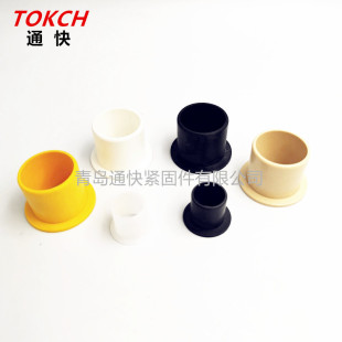 Plastic sleeve manufacturer rubber sleeve wear-resistant nylon bushing PA66 nylon injection molding parts PTFE plus glass fiber casing
