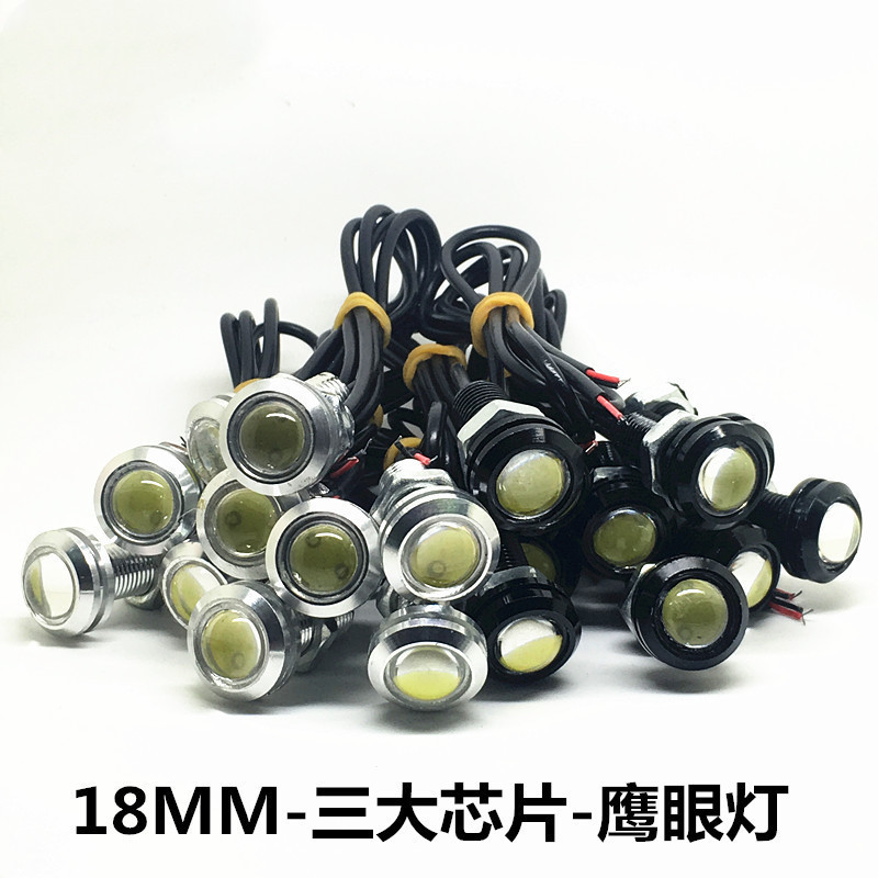 (2) ڵ LED  18MM    1.5W Ʈ  ҷ  ī    LED ڵ 