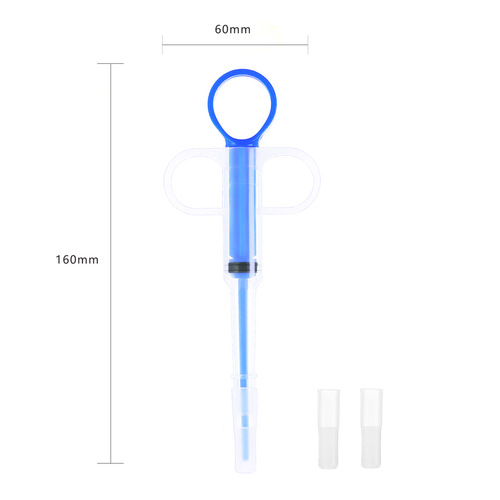 Pet medication dispenser cat pill syringe feeder dog solid liquid dual-use medication feeder wholesale pet supplies