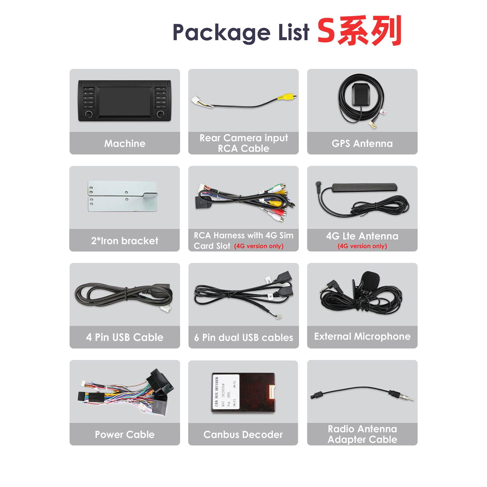 Cross-Border 7inch Suitable for Bmw E39 Android Large Screen Navigation Interconnection Mp5 Reversing Image Car Navigator Gps