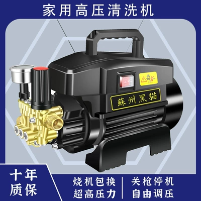 Portable car washer: Machine Household 220V Adjustable Pressure