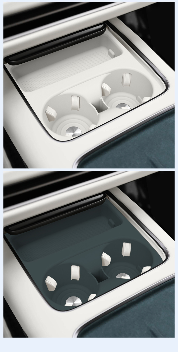 Suitable for 26 models of Li Auto L9 central console integrated cup holders, L8 silicone anti-slip mat, car accessories, specialized modification parts