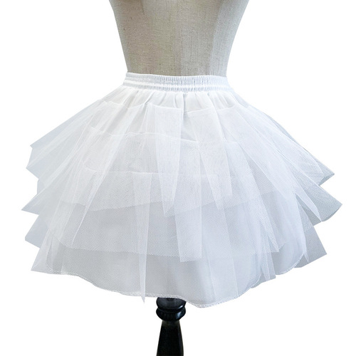 Violent maid outfit lolita tutu skirt children's daily skirt boneless bustle wedding dress short bustle
